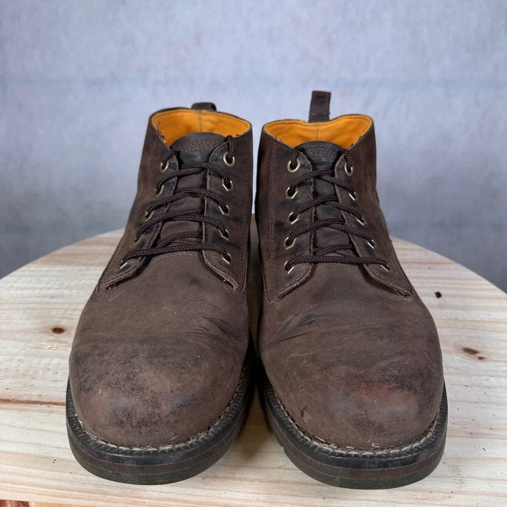 Timberland Larchmont II Chukka Boots Mens 10 Dark Brown Waterproof Leather A44MG